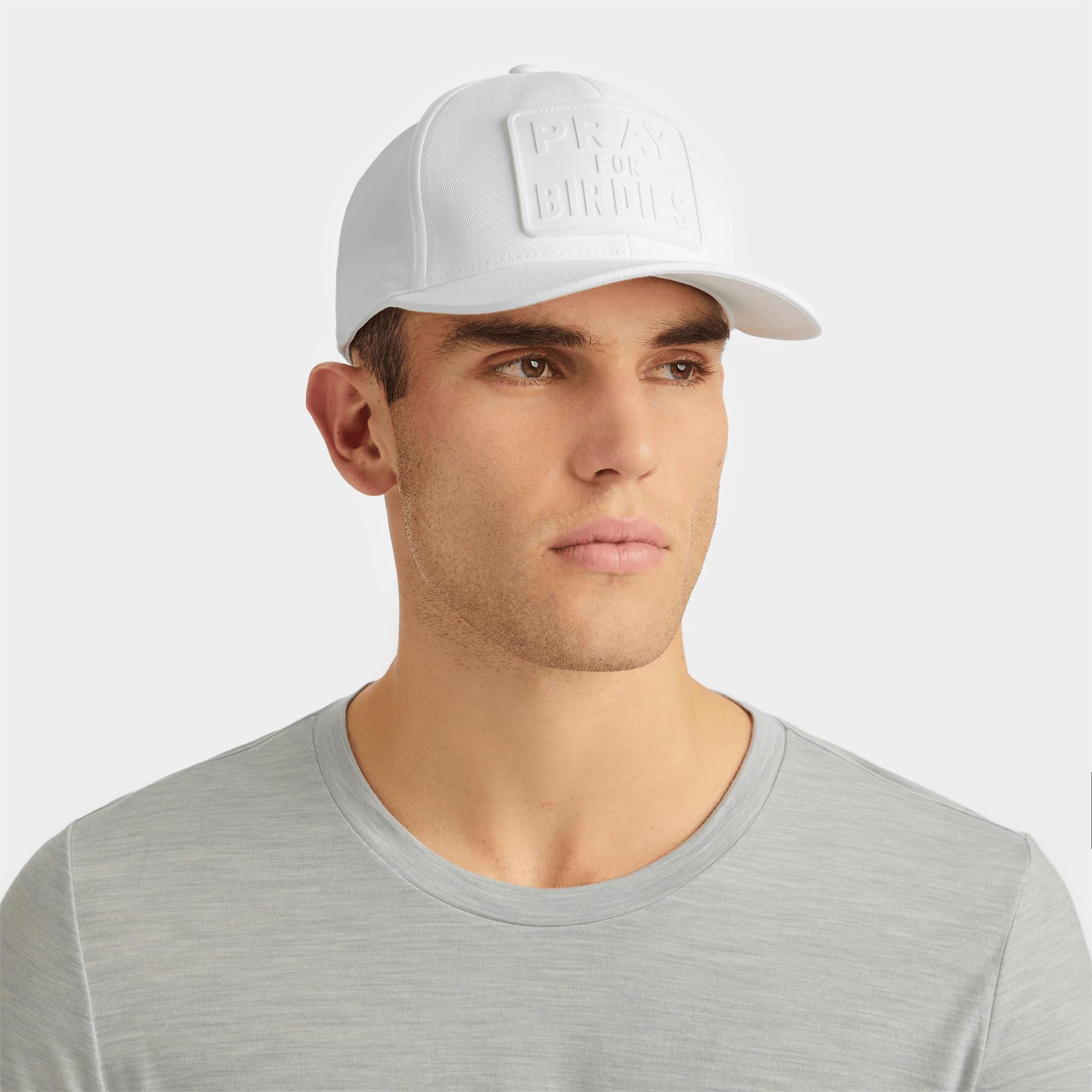G/FORE Monochrome Pray for Birdies Snapback Snow